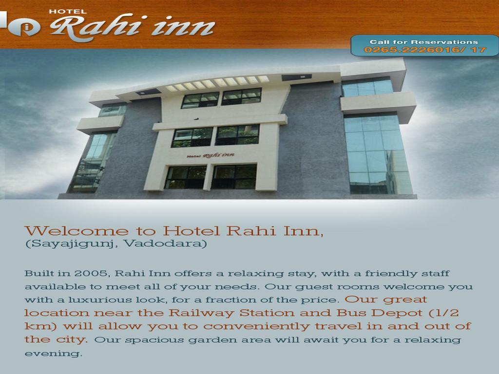 Hotel Rahi Inn Vadodara Exterior photo